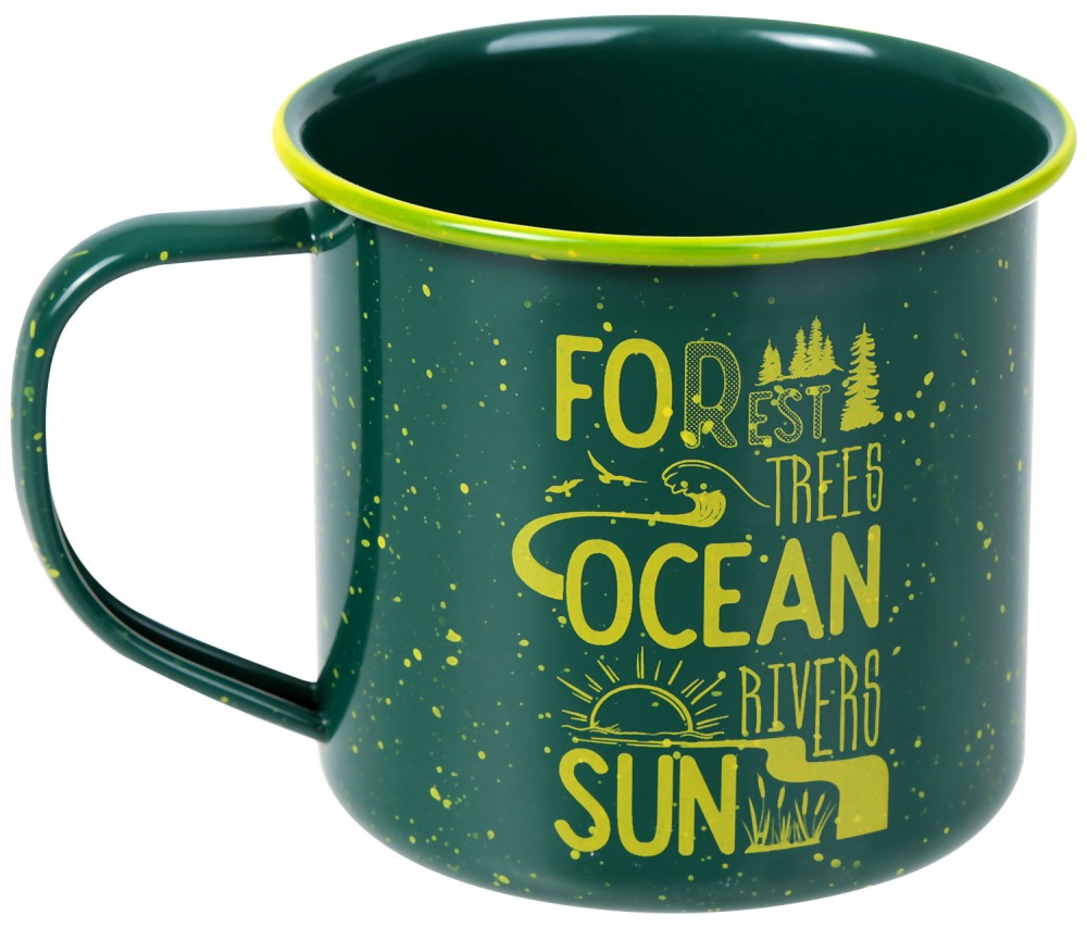   Forest, trees, ocean, rivers, sun - 380 ml - 