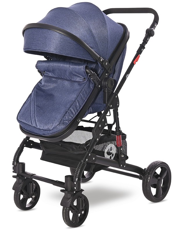 Комбинирана бебешка количка Lorelli Alba Classic - С покривало за крачета и комарник - количка