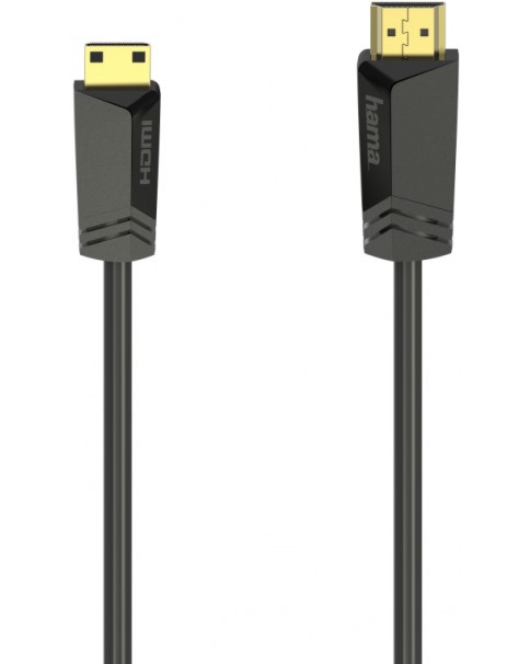 4K HDMI Type-A male към HDMI Type-C mini male Hama 4K HDMI Type-A male към HDMI Type-C mini male Hama - 1.5 m -