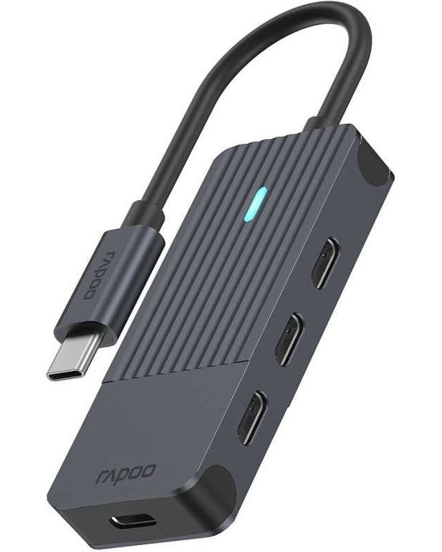 Многопортов адаптер USB Type-C to USB Type-C Rapoo UCH-4002 Многопортов адаптер USB Type-C to USB Type-C Rapoo UCH-4002 -