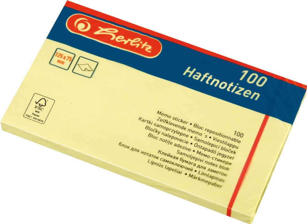    Herlitz - 100    12.5 x 7.5 cm - 