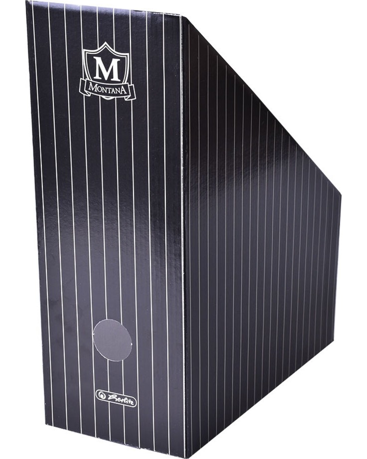 Вертикална картонена поставка за документи Herlitz Montana - За формат A4 и с широчина 11.5 cm - 