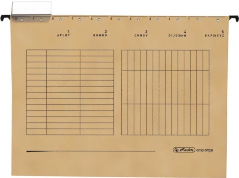 ����� �� ��������� � V-����� Herlitz - 5 ���� �� ������ A4 - 