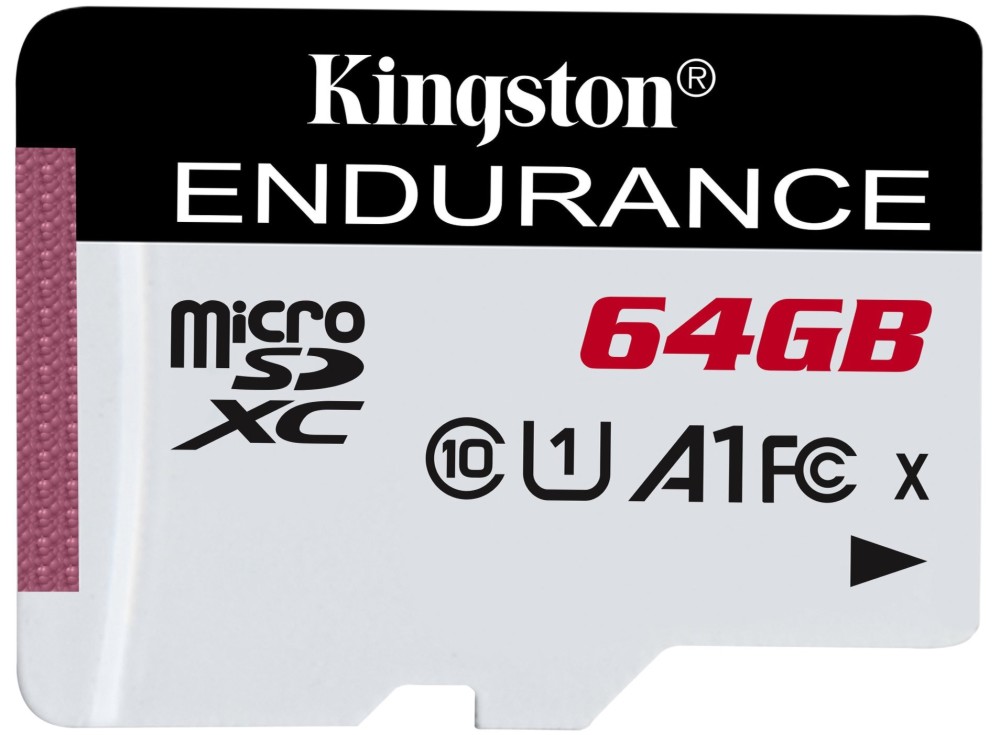 Micro SDXC карта памет 64 GB Kingston Endurance Micro SDXC карта памет 64 GB Kingston Endurance - Class 10, U1, A1 -