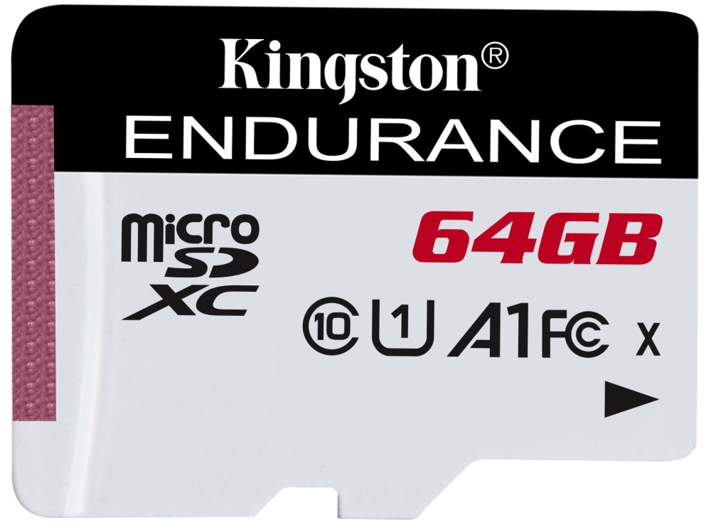 Micro SDXC   64 GB Kingston Endurance - Class 10, U1, A1 - 
