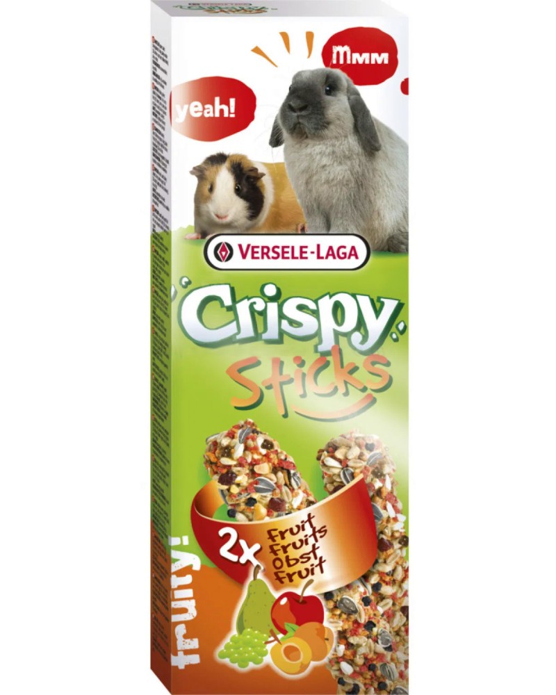       VERSELE LAGA Sticks Rabbits-Guinea Pigs - 2 x 55 g,  ,   Crispy - 
