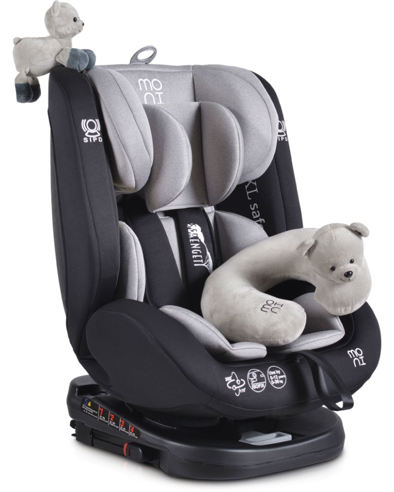 Детско столче за кола Moni Serengeti - За Isofix система, от 0 месеца до 36 kg - столче за кола