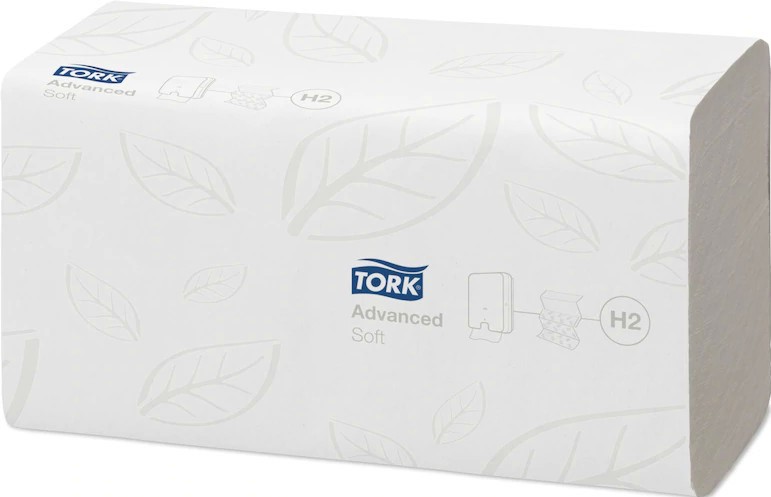Двупластови кърпи за ръце Z сгъвка Tork Xpress H2 - Advanced Двупластови кърпи за ръце Z сгъвка Tork Xpress H2 - Advanced - 21 пачки x 180 кърпи, 21.2 x 8.5 cm - продукт