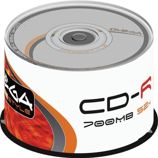 CD-R Omega Freestyle 700 MB CD-R Omega Freestyle 700 MB - 50 диска със скорост на записване до 52x -
