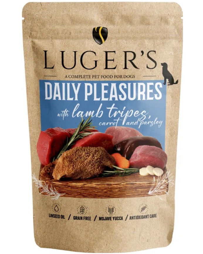 ������� �� ������ Luger's Dog Adult - 10 x 500 g, � ������� ������ � �������, �� ������� Daily Pleasures - �����