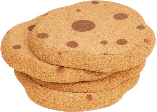 Подложки за чаши Kikkerland Cookie Подложки за чаши Kikkerland Cookie - 4 броя -
