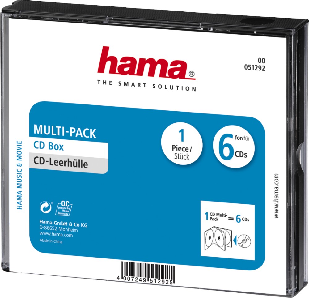   CD/DVD Hama Multi-Pack -  6  - 
