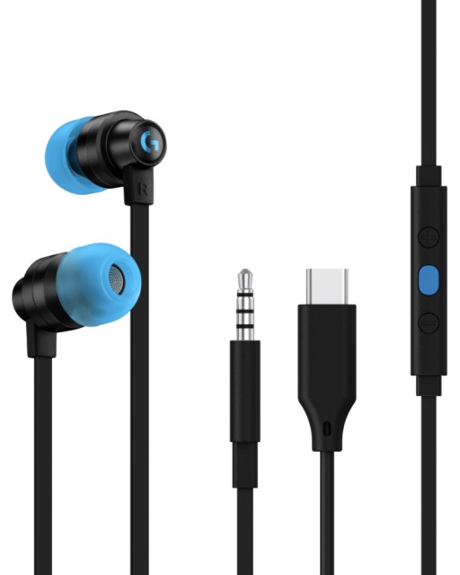 ������� �������� Logitech G333 In-ear - � 3.5 mm ��� � USB Type-C - 