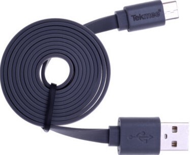  USB A male  USB micro C male Polyflame Tekmee - 1 m - 