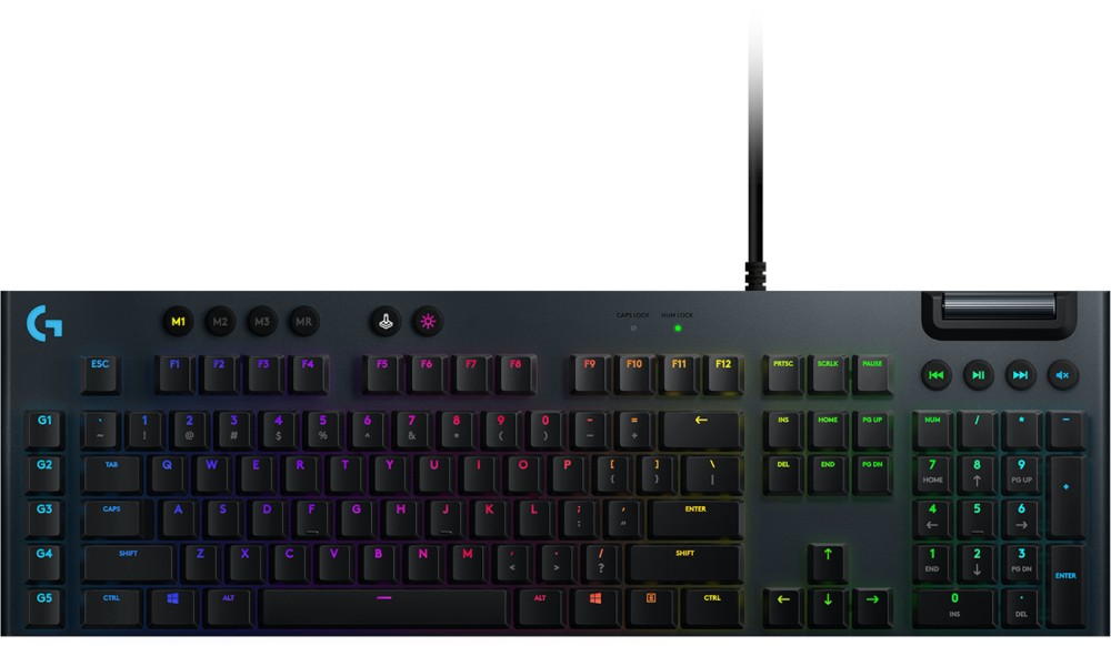 ��������� ������� ���������� Logitech G815 - � USB ����� 1.8 m, ANSI Layout, Lightsync RGB - 