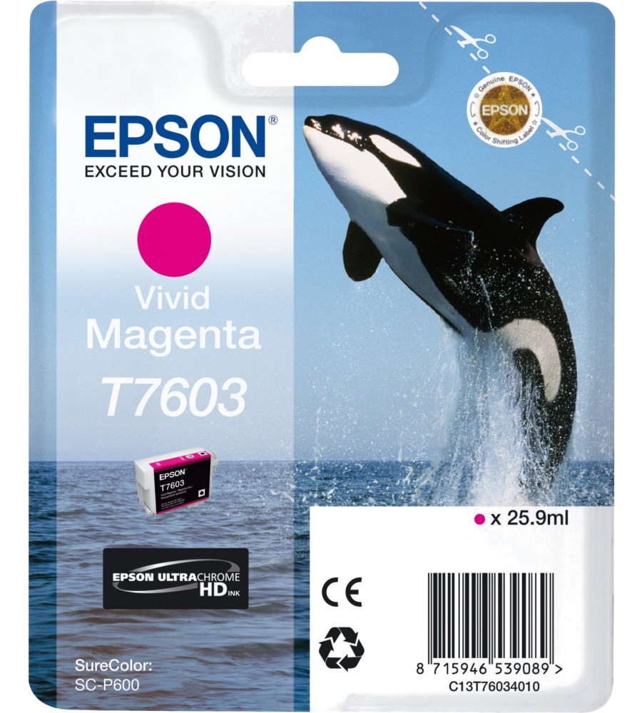    Epson T7603 Vivid Magenta - 25.9 ml - 