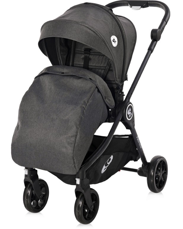 Бебешка количка 2 в 1 Lorelli Patrizia - С кош за новородено, лятна седалка и аксесоари - количка