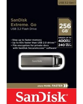 USB 3.2   256 GB SanDisk Extreme Go - 