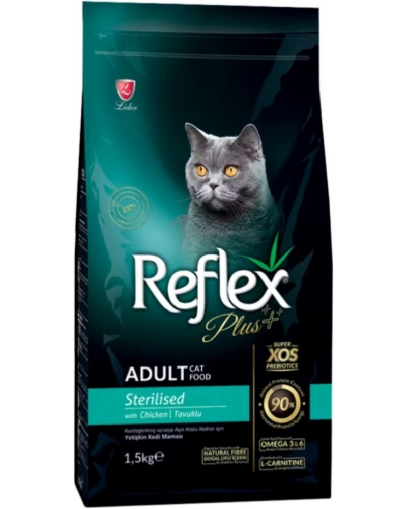 ���� ����� �� ���������� ����� Reflex Plus Sterilised Adult - 1.5 � 15 kg, � �������, �� ��� 1 ������ - �����