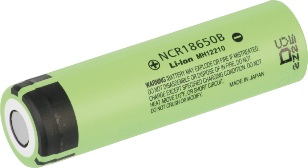  3.7V NCR18650B -  Li-Ion 2200 mAh - 