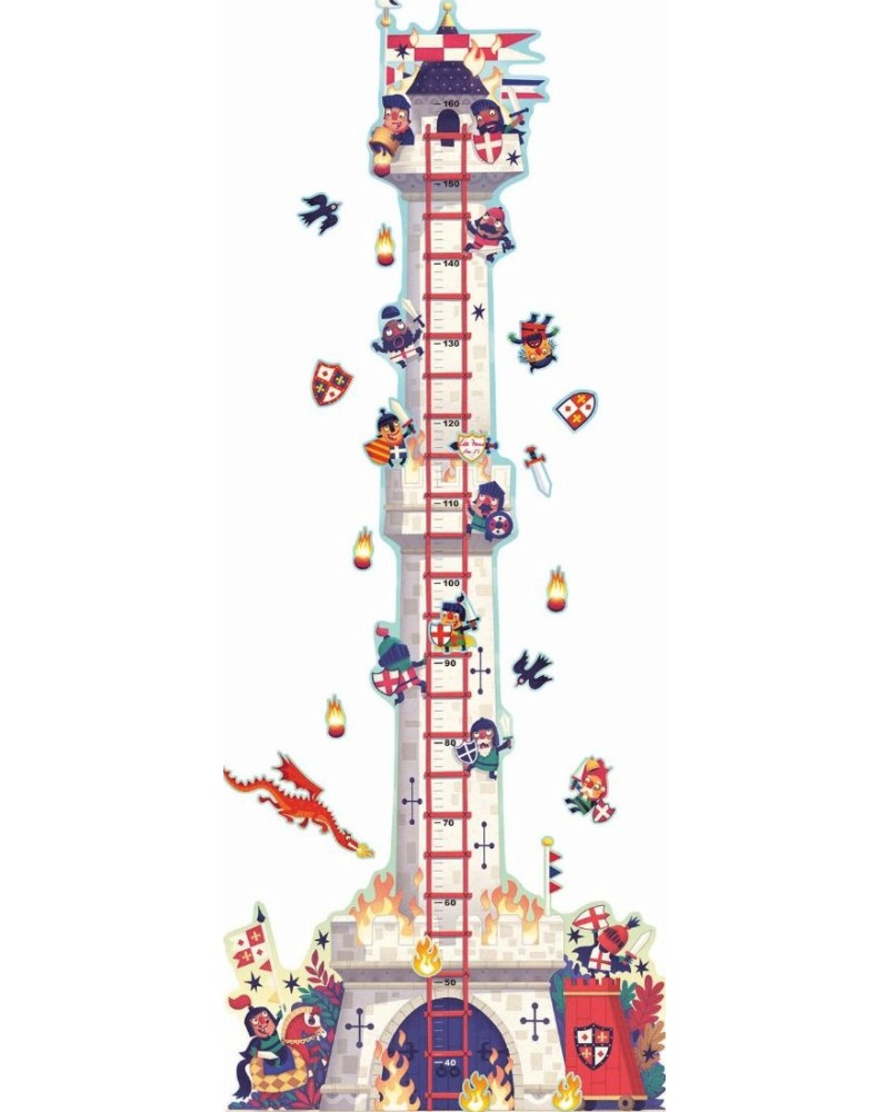   Djeco Knights Tower  -  40  160 cm - 