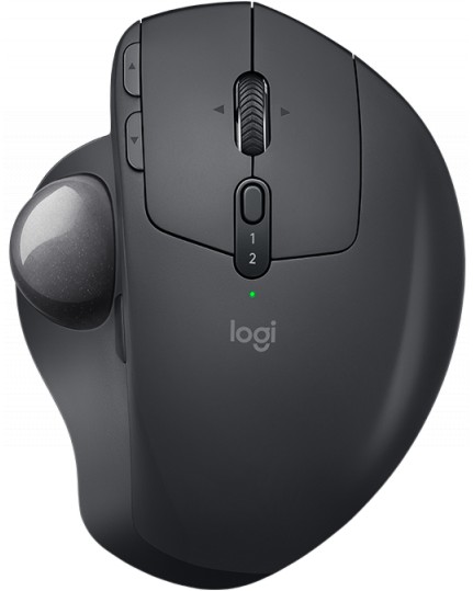 Безжична оптична мишка Logitech MX Ergo Безжична оптична мишка Logitech MX Ergo - С 8 бутона -