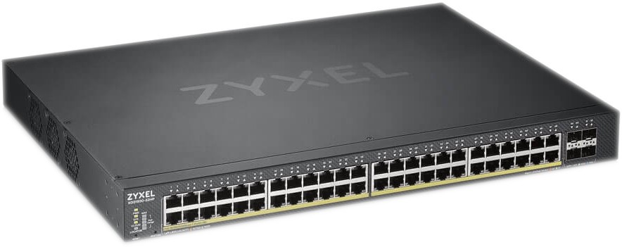  ZyXEL XGS1930-52HP - 1000 Mbps, 52 , 4 SFP+ Uplink, 512 MB RAM, 32 MB Flash - 
