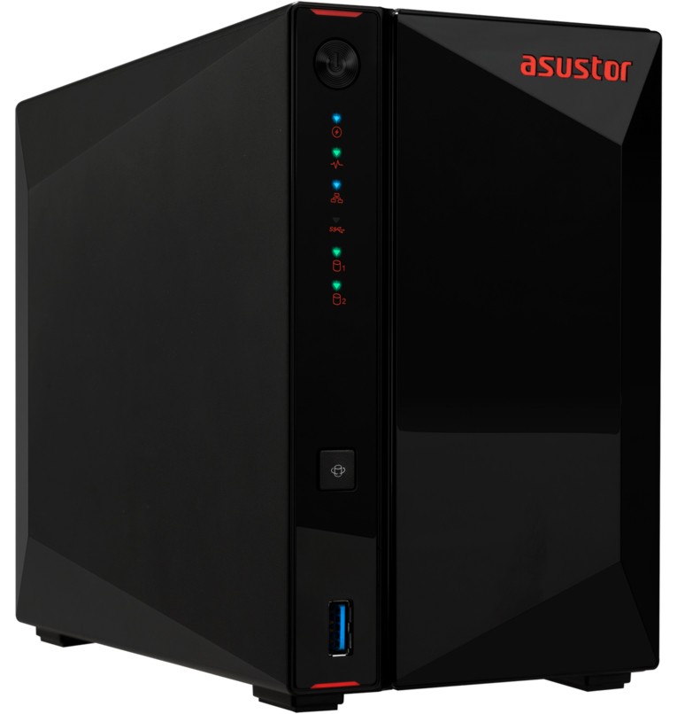 NAS  Asustor Nimbustor AS5402T - 4 x M.2 , 2 x HDD , 3 x USB-A 3.2, 2 x 2.5 RJ45 - 