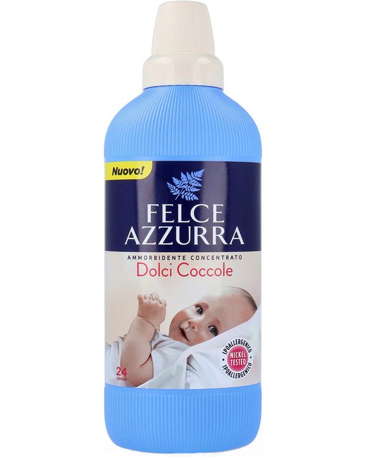 Концентриран омекотител за бебешки дрехи Felce Azzurra Sweet Cuddles - 1.025 l - продукт