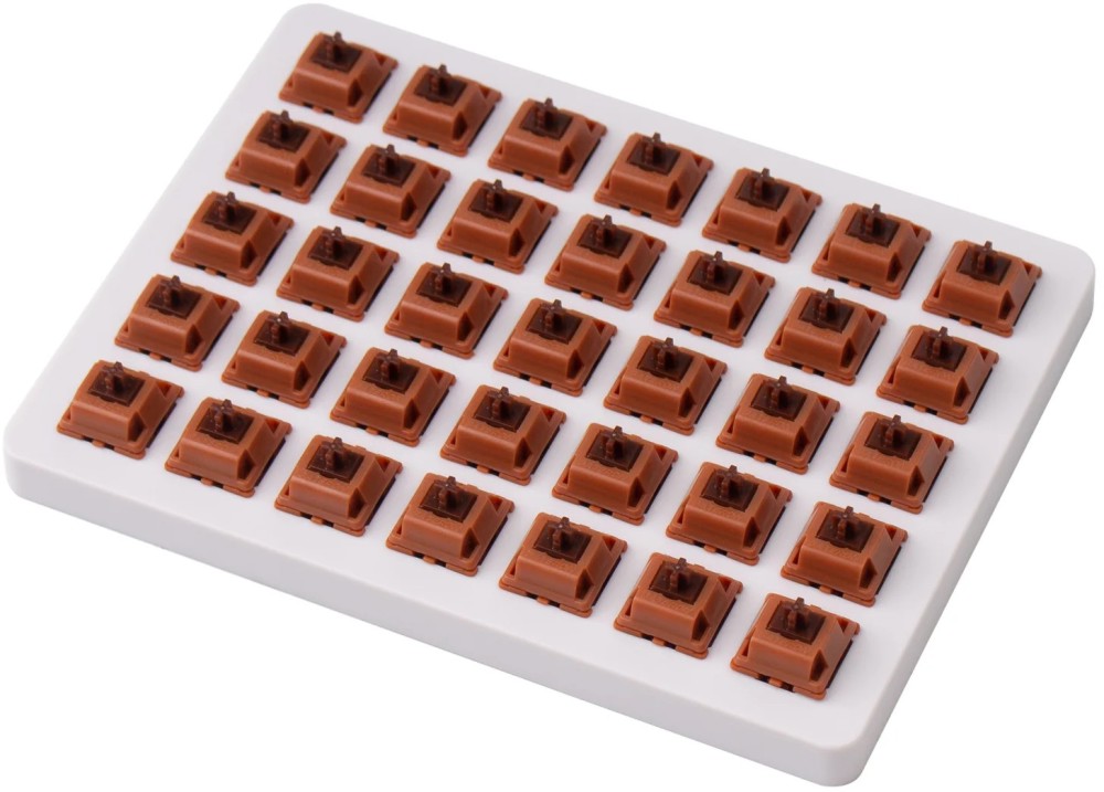  Keychron Gateron Cap Golden Brown - 35     - 