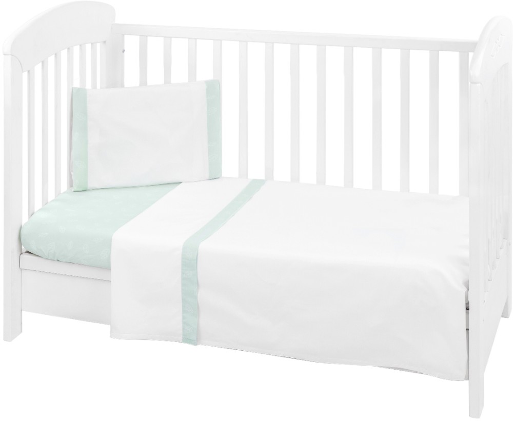 Бебешки спален комплект 3 части Kikka Boo EU Style - За легла 60 x 120 или 70 x 140 cm, от серията Jungle King - продукт