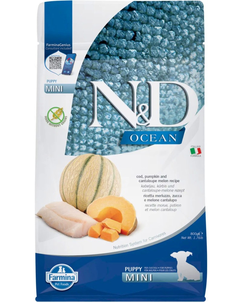     N&D Puppy Mini - 0.8 ÷ 7 kg,   ,   ,   Ocean,   ,  1  - 