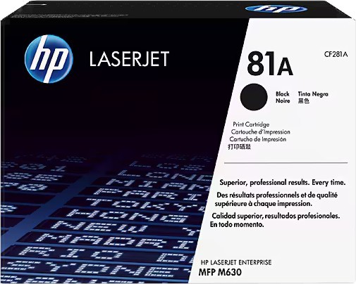 Тонер касета HP 81A Black Тонер касета HP 81A Black - 10500 страници -