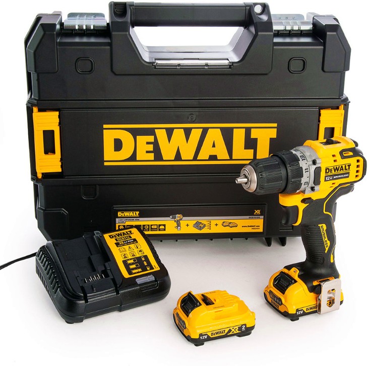 Акумулаторна бормашина 12V DeWalt DCD701D2 Акумулаторна бормашина 12V DeWalt DCD701D2 - С 2 батерии, зарядно и куфар -