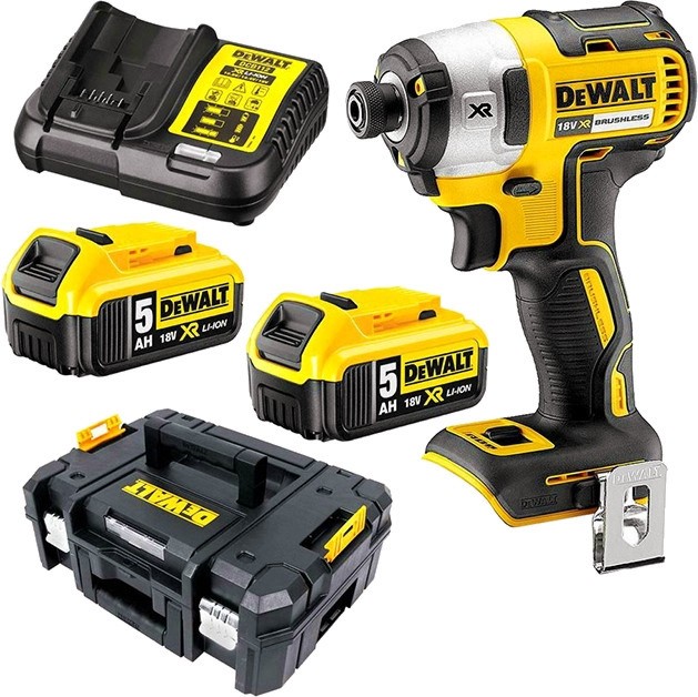 Акумулаторен ударен винтоверт 18V DeWalt DCF887P2 Акумулаторен ударен винтоверт 18V DeWalt DCF887P2 - С 2 батерии, зарядно и куфар -