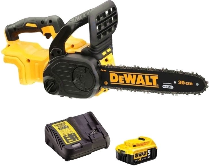 Акумулаторен верижен трион 18V DeWalt DCM565P1 Акумулаторен верижен трион 18V DeWalt DCM565P1 - С батерия и зарядно -