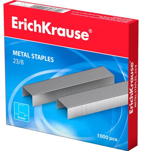 Телчета за телбод Erich Krause 23/8 Телчета за телбод Erich Krause 23/8 - 1000 броя -