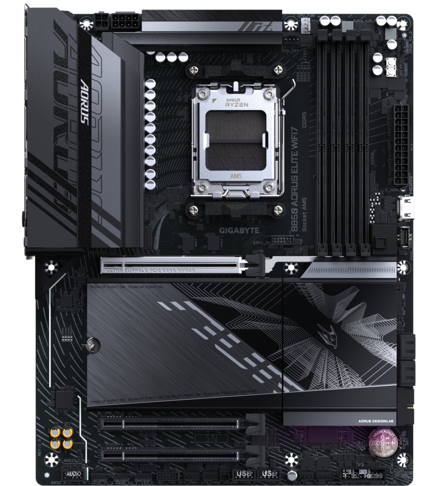 Дънна платка Gigabyte B850 Aorus Elite WIFI7 Дънна платка Gigabyte B850 Aorus Elite WIFI7 - AMD AM5,AMD B850, DDR5, ATX -