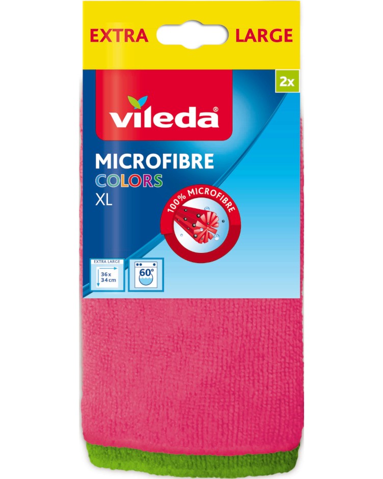    Vileda Colors XL - 2 , 36 x 34 cm,      - 