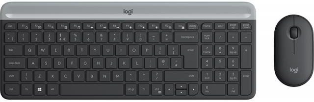 Безжична клавиатура с мишка Logitech MK470 Безжична клавиатура с мишка Logitech MK470 -