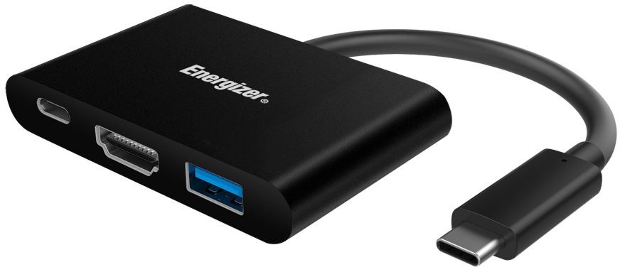 ����������� ������� USB C ��� USB A 3.0, HDMI � USB-C Energizer - 12 cm - 