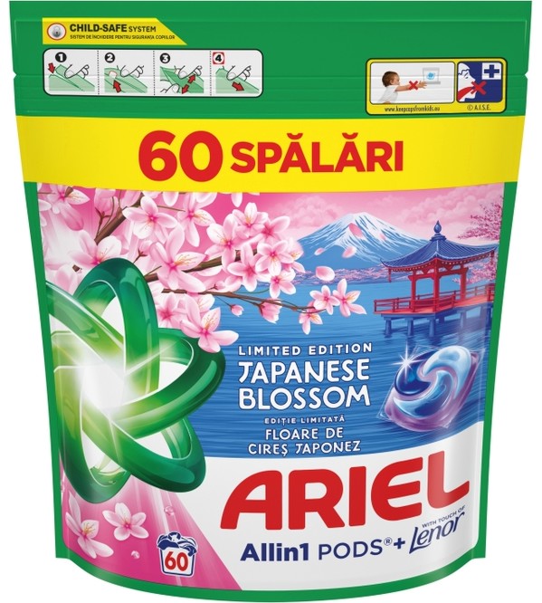������� �� ����� Ariel Japanese Blossom All in 1 Pods+ - 60 ���� - ������� ��������