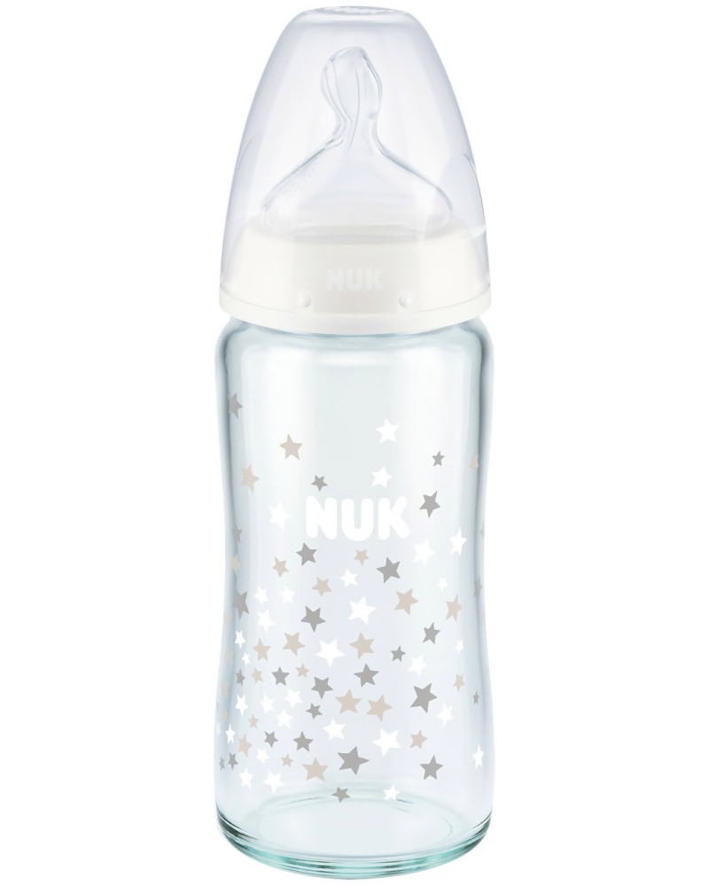    NUK Temperature Control - 240 ml,   First Choice, 0-6  - 