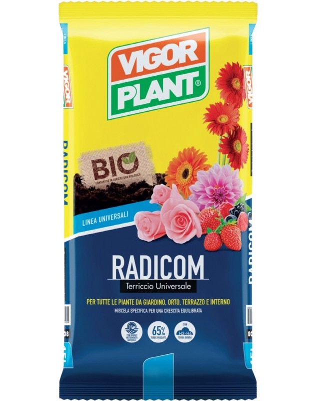 Универсална торфена смес Vigorplant Radicom Bio - 10 и 20 l - 