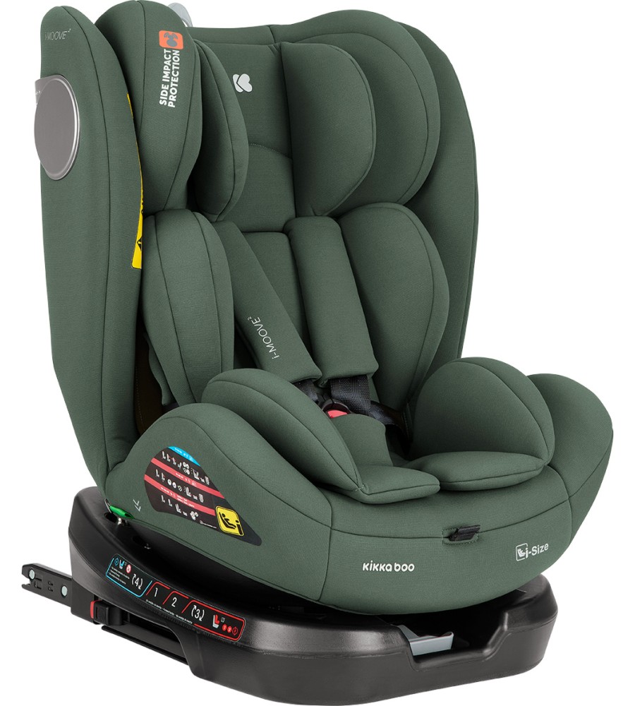 Детско столче за кола Kikka Boo i-Moove 2 i-Size Детско столче за кола Kikka Boo i-Moove 2 i-Size - За Isofix система, от 40 до 150 cm - столче за кола