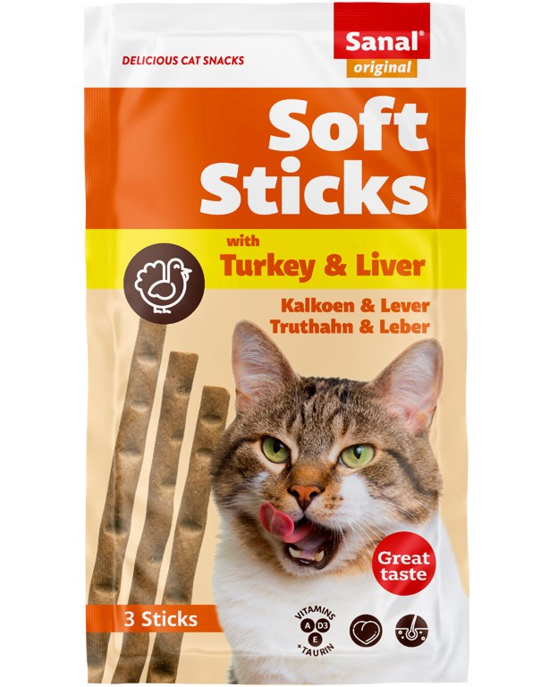    Sanal Soft Sticks - 3  x 15 g,      - 