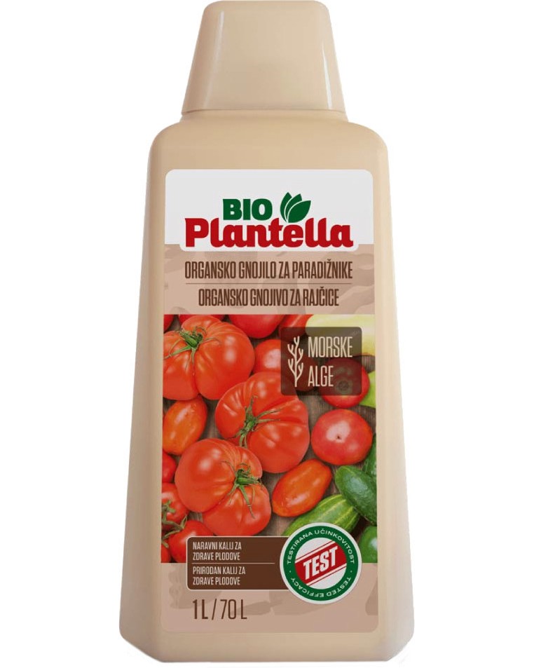 Органичен тор за домати Plantella Органичен тор за домати Plantella - 1 l -