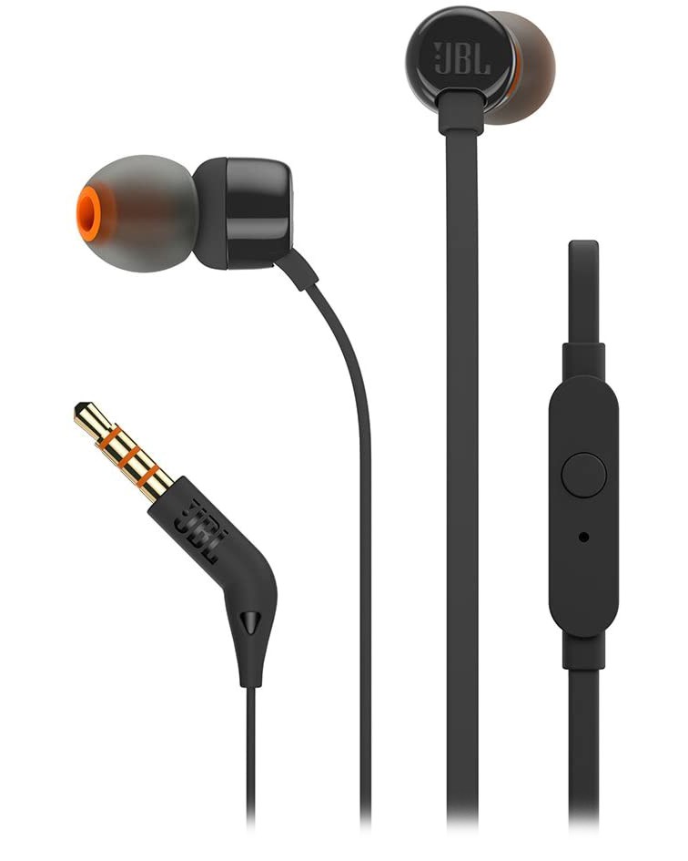 Слушалки JBL T110 Слушалки JBL T110 - С кабел 1.1 m с 3.5 mm жак -