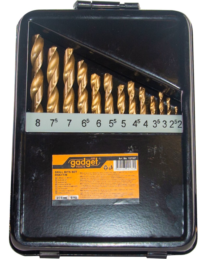     Gadget HSS-TiN - 13    ∅ 2 - 8 mm - 