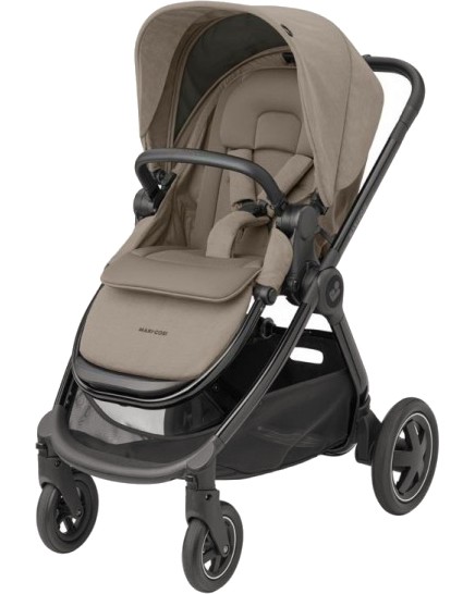 Комбинирана бебешка количка Maxi-Cosi Adorra 2 Luxe Grey Twillic Limited - С дъждобран - количка